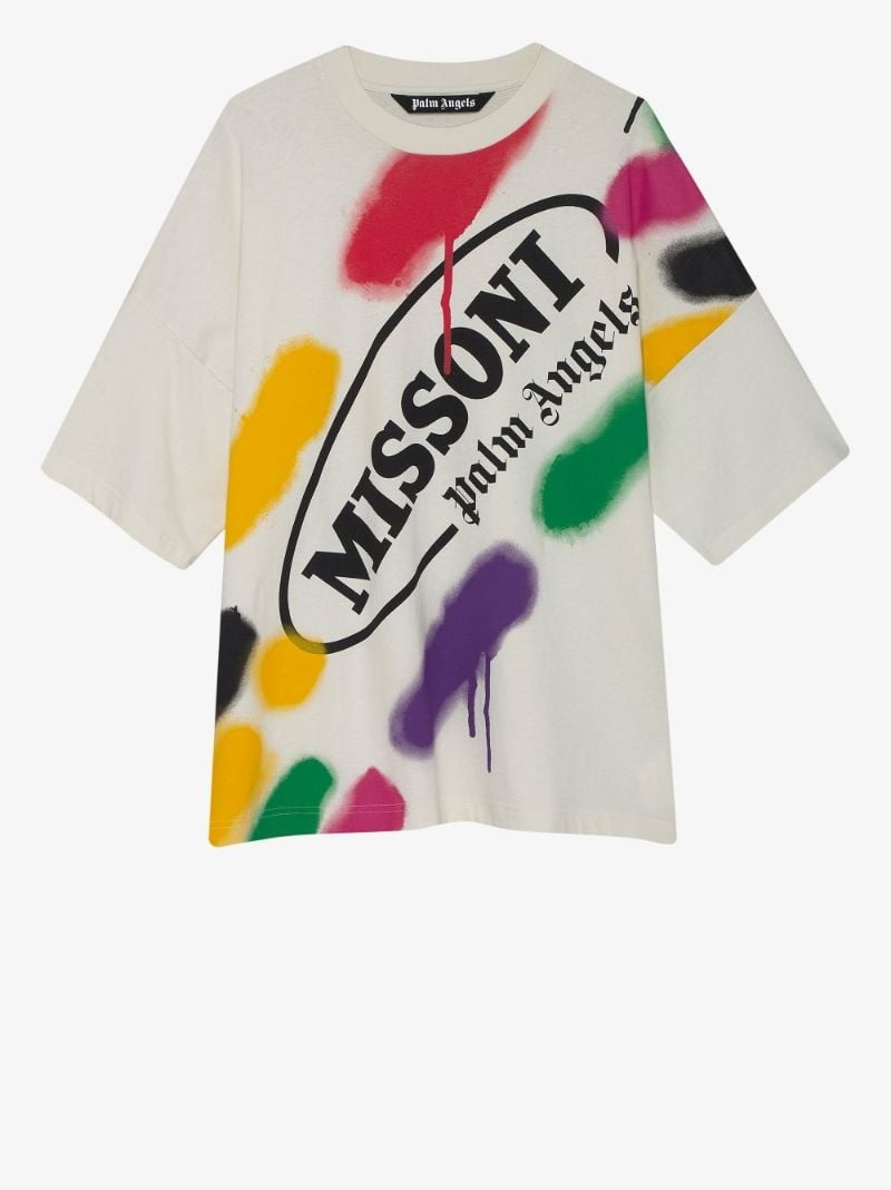 X Missoni Sport Logo Print T-shirt