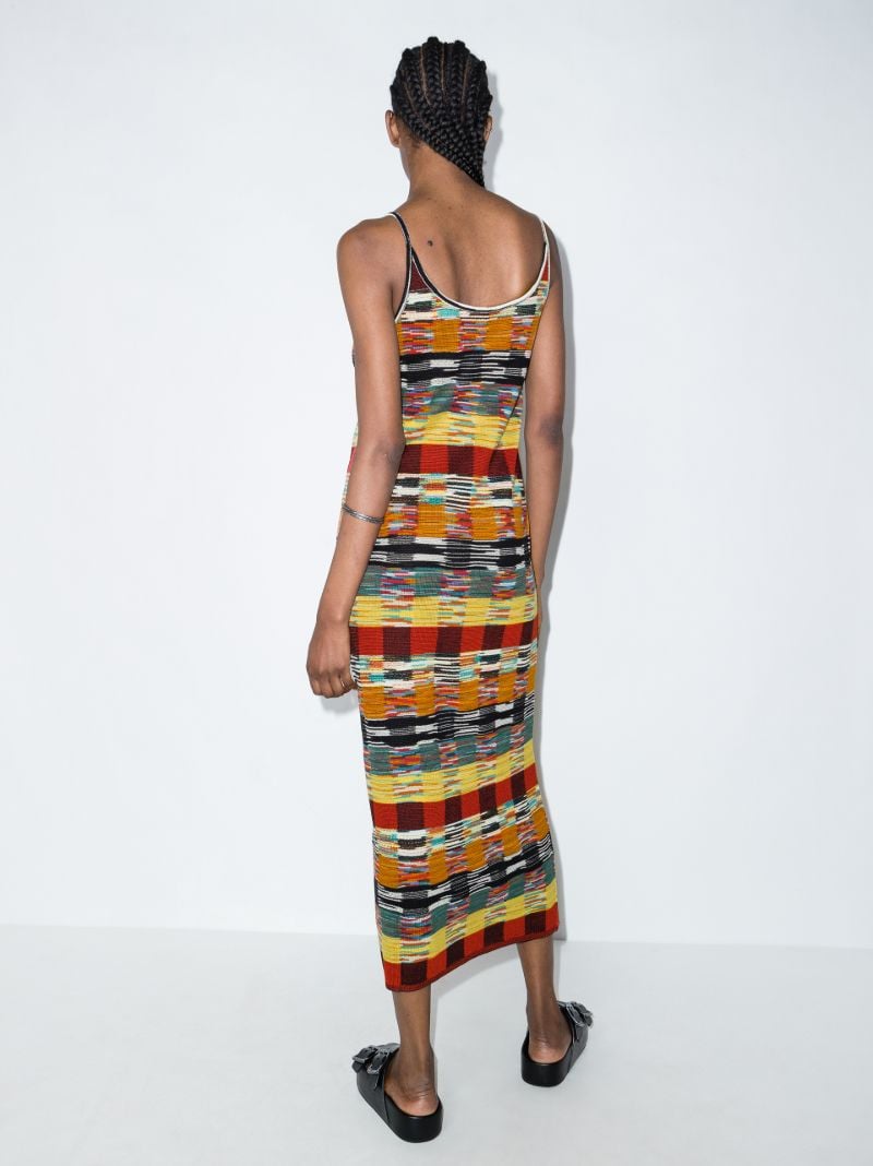 X Missoni Intarsia Knitted Midi Dress