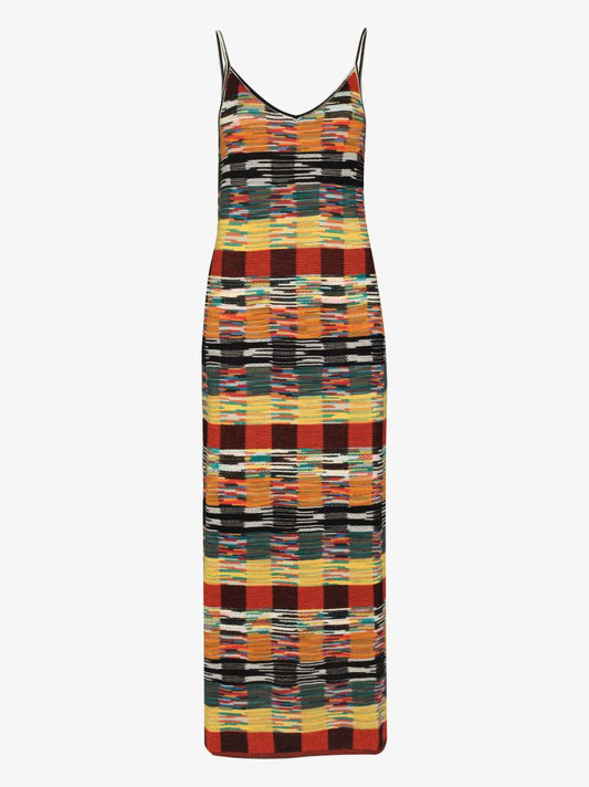 X Missoni Intarsia Knitted Midi Dress