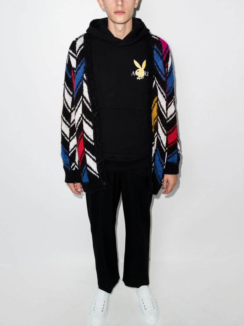 X Playboy Bunny Logo Print Hoodie