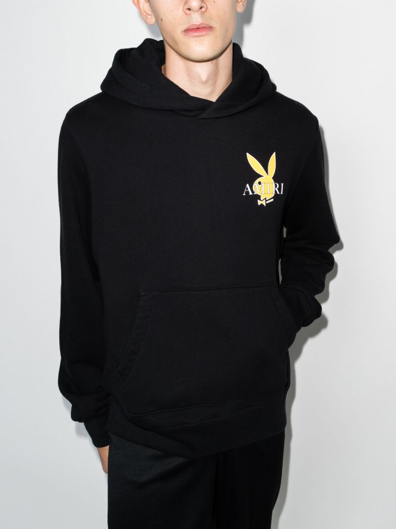X Playboy Bunny Logo Print Hoodie