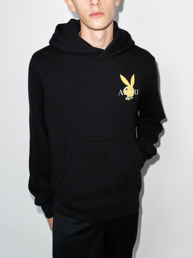 X Playboy Bunny Logo Print Hoodie