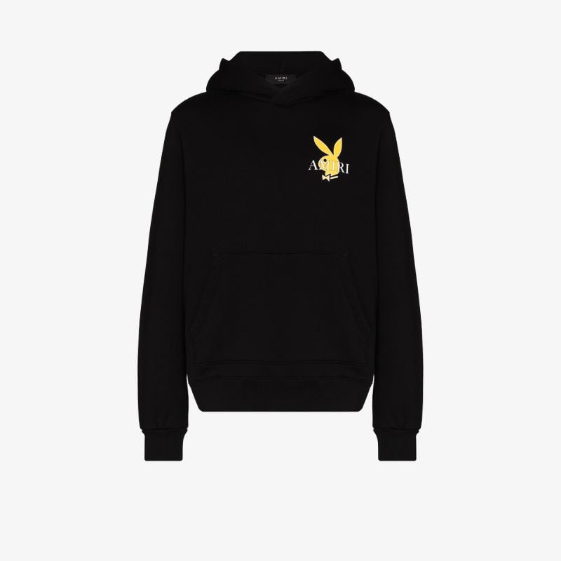 X Playboy Bunny Logo Print Hoodie