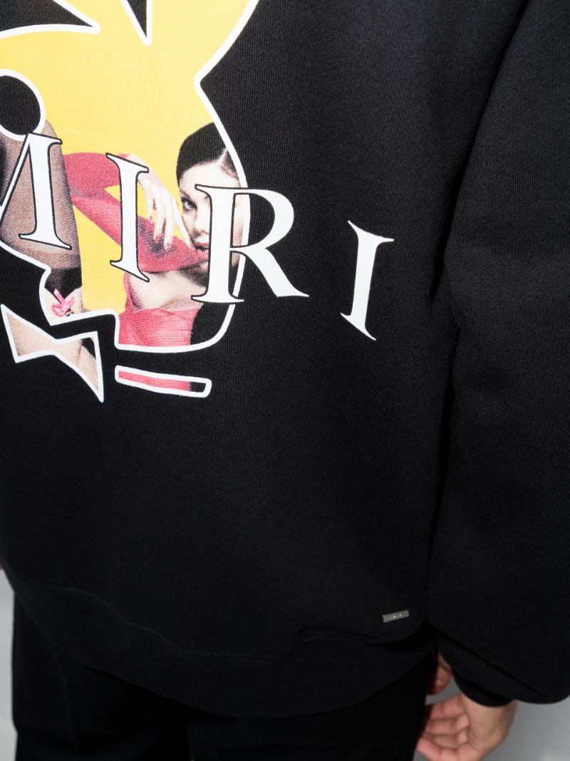 X Playboy Bunny Logo Print Hoodie