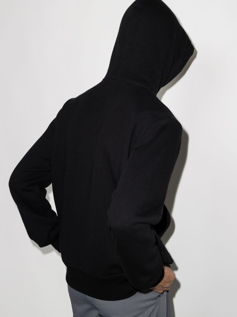 Core Logo Print Cotton Hoodie