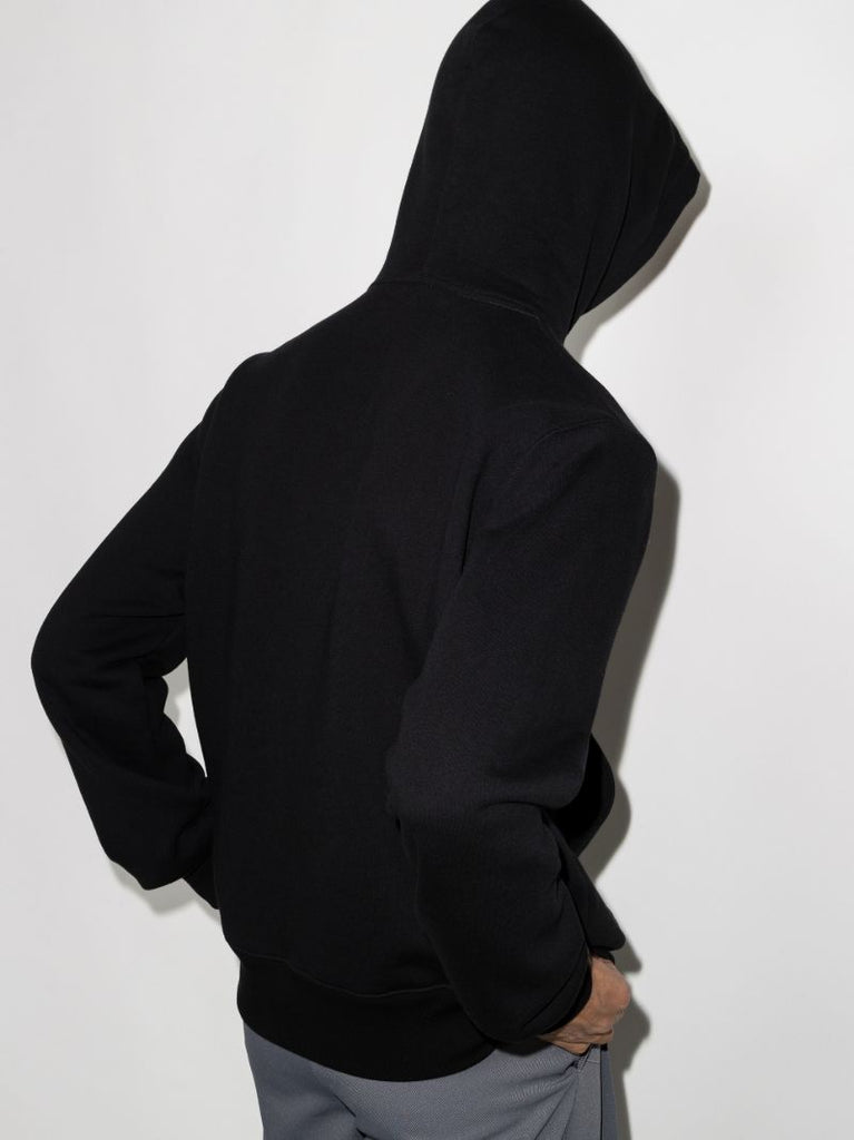 Core Logo Print Cotton Hoodie