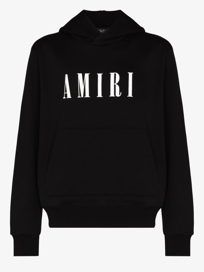 Core Logo Print Cotton Hoodie