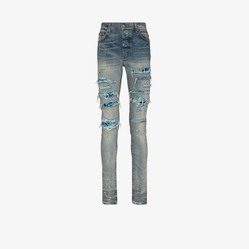Silk Pj Thrasher Skinny Jeans