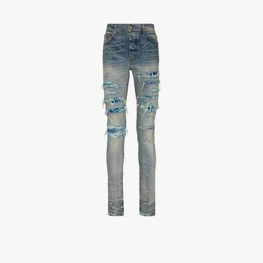 Silk Pj Thrasher Skinny Jeans