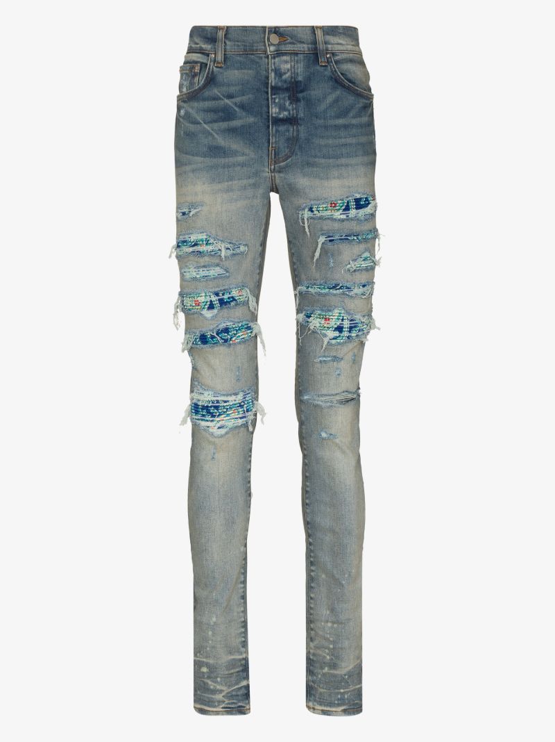 Silk Pj Thrasher Skinny Jeans