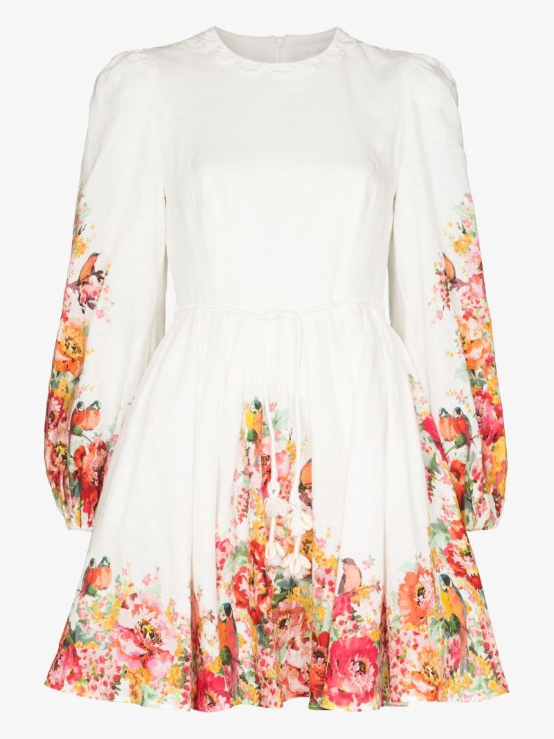 Mae Floral Bell Sleeve Dress