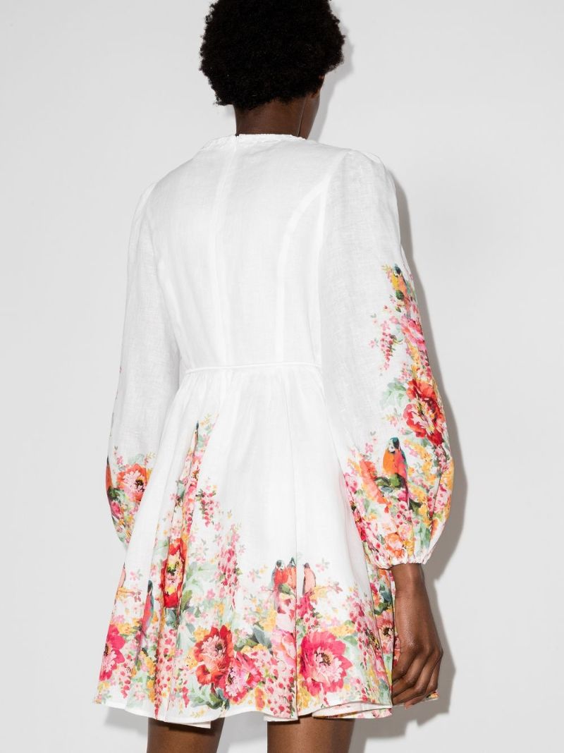 Mae Floral Bell Sleeve Dress