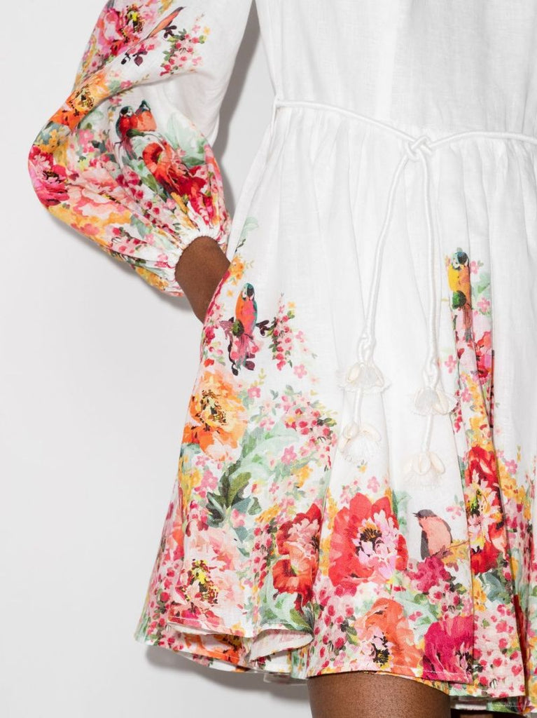 Mae Floral Bell Sleeve Dress