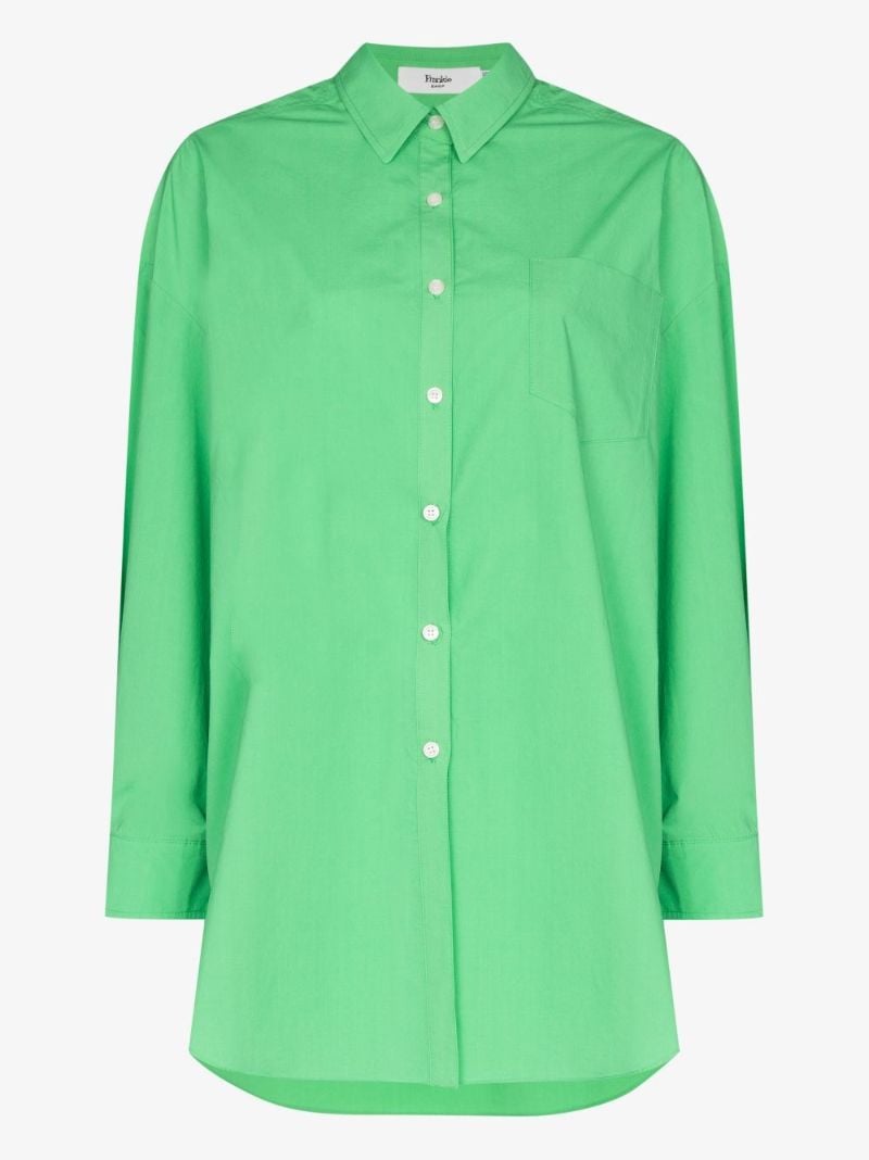 Green Melody Oversized Shirt