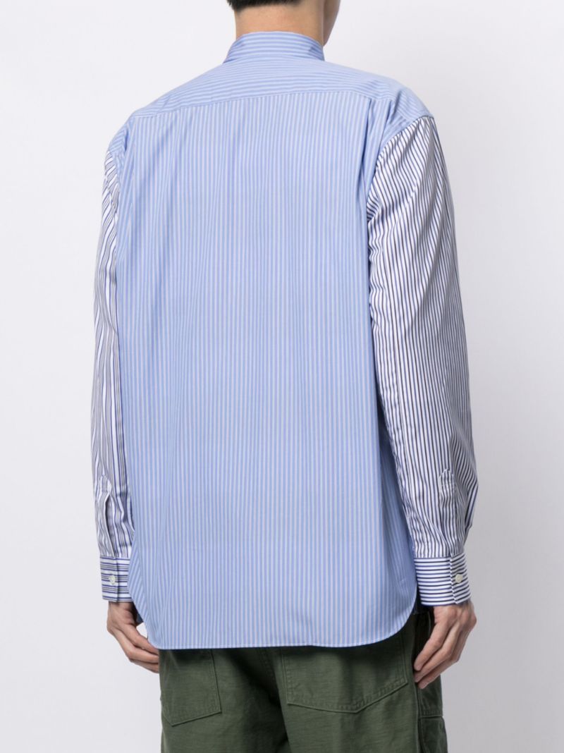Blue Striped Cotton Shirt