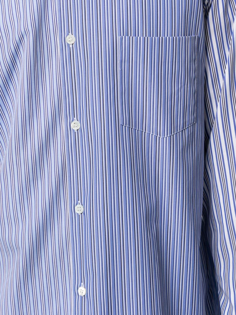 Blue Striped Cotton Shirt