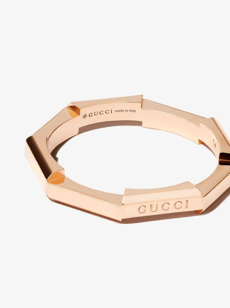 18k Rose Gold Link to Love Ring