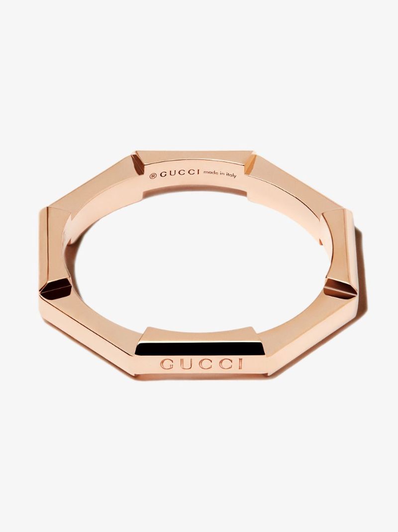 18k Rose Gold Link to Love Ring