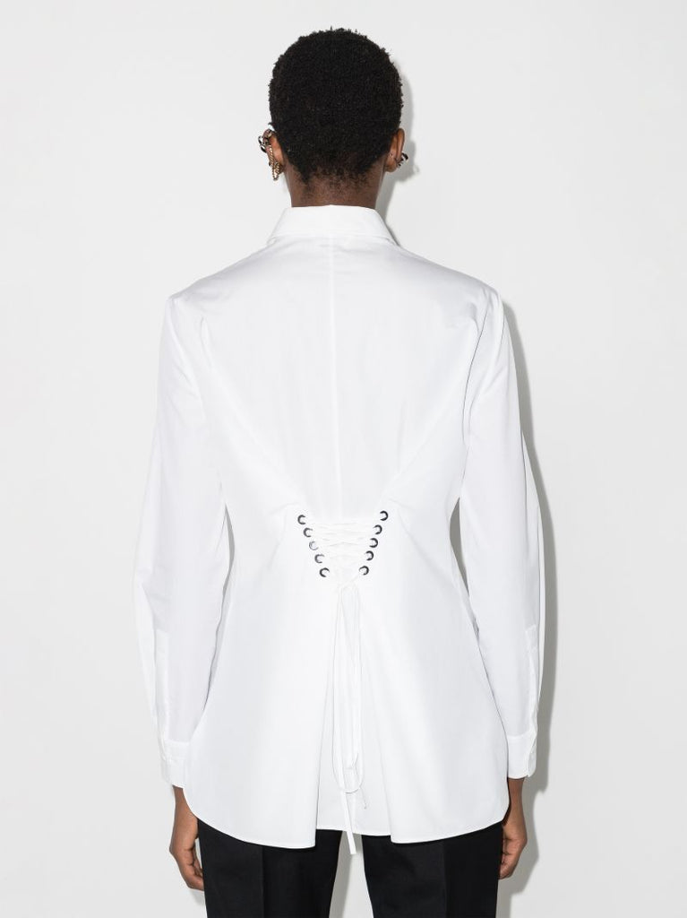 Corseted Cotton Shirt