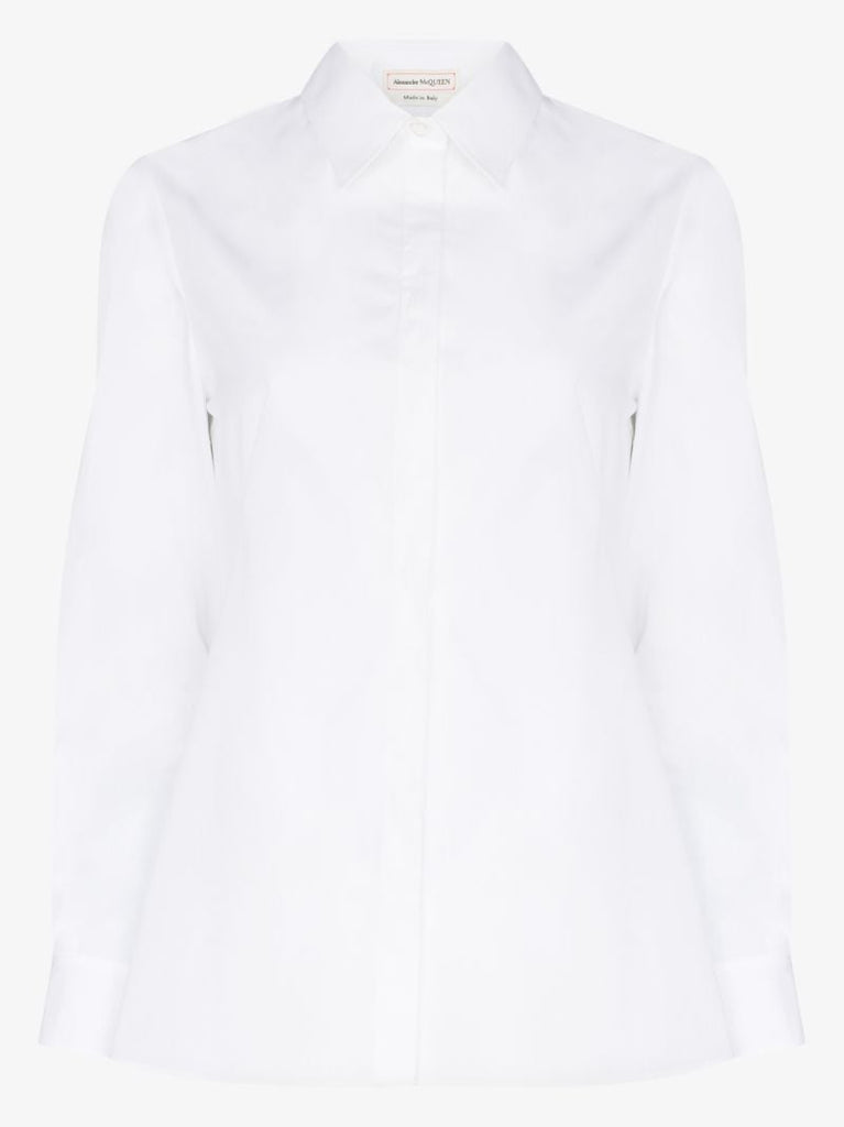 Corseted Cotton Shirt
