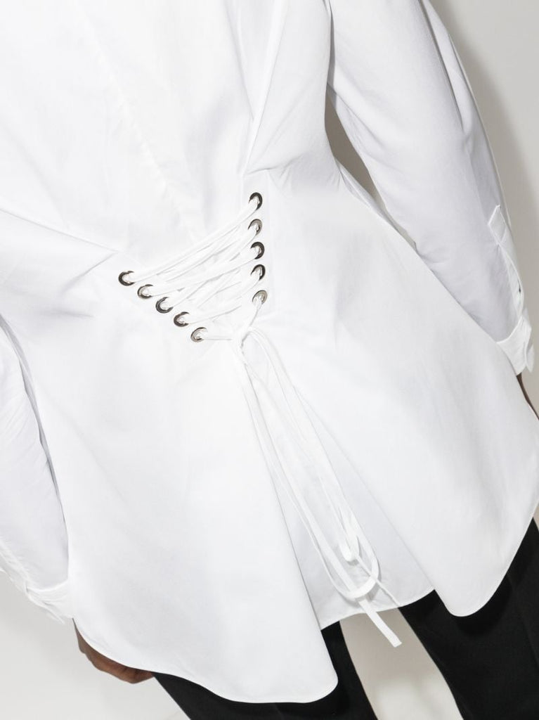 Corseted Cotton Shirt