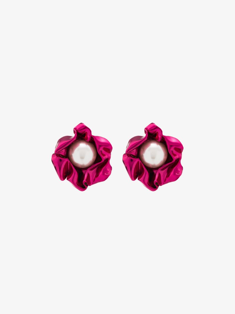 Pink Titania Pearl Earrings