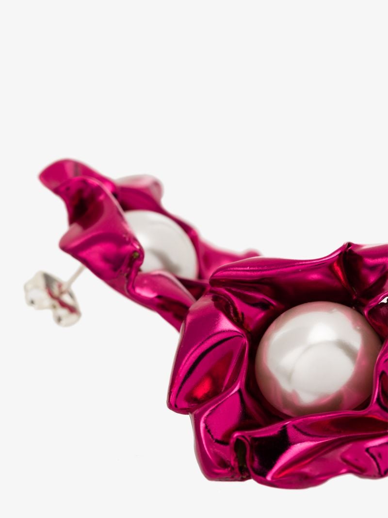 Pink Titania Pearl Earrings