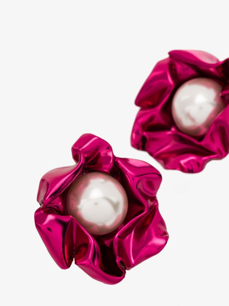 Pink Titania Pearl Earrings