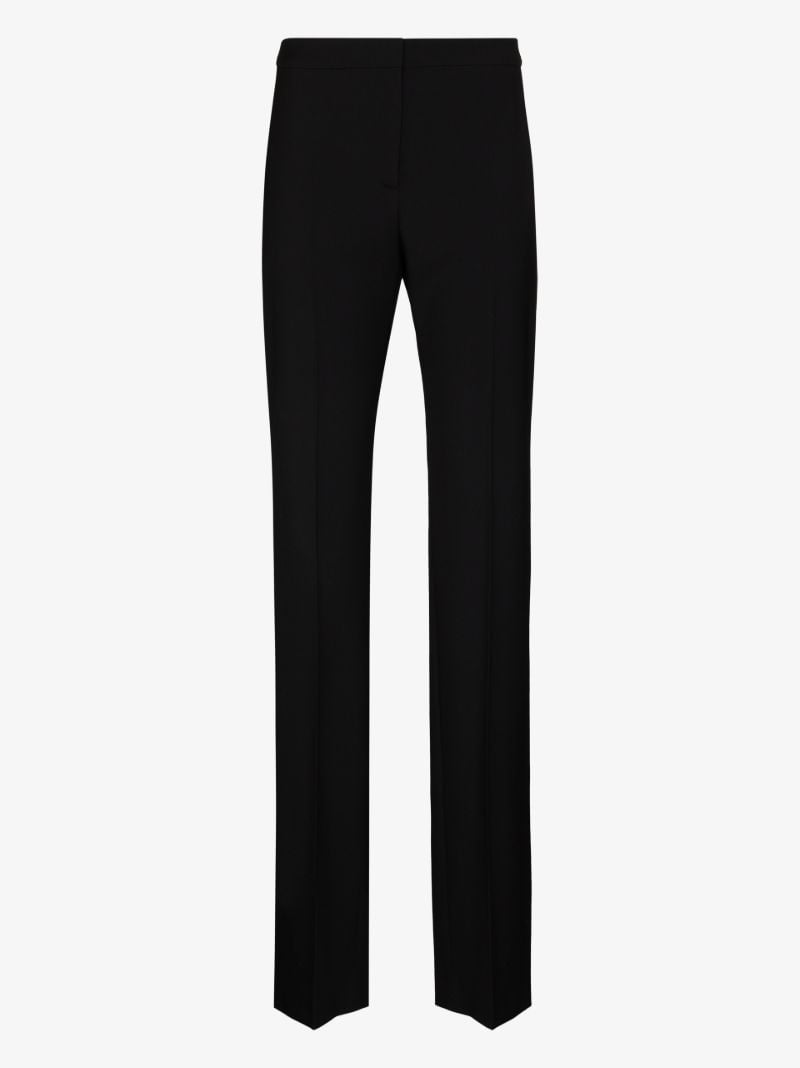 Straight Leg Wool Trousers