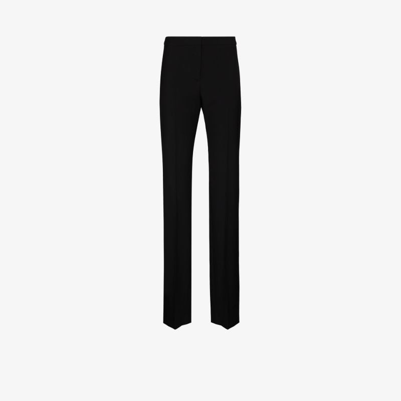 Straight Leg Wool Trousers