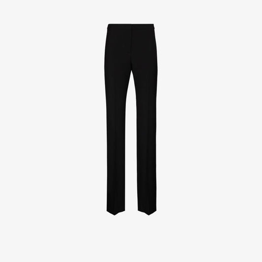 Straight Leg Wool Trousers