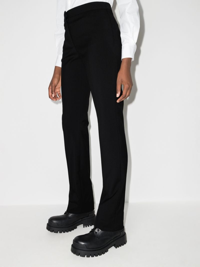 Straight Leg Wool Trousers