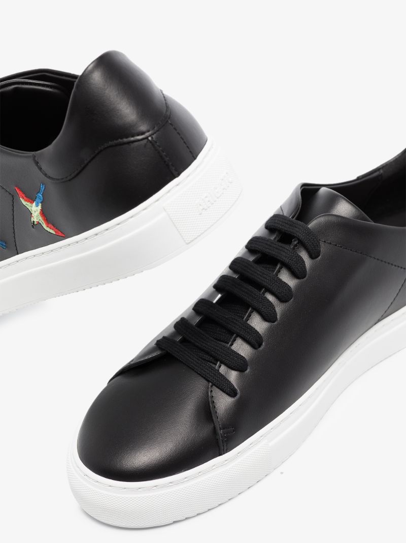 Black Clean 90 Bee Birds Leather Sneakers