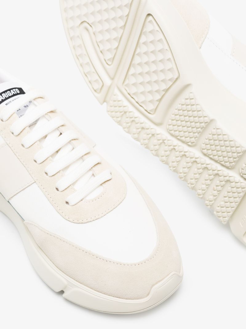 White Genesis Vintage Runner Leather Sneakers