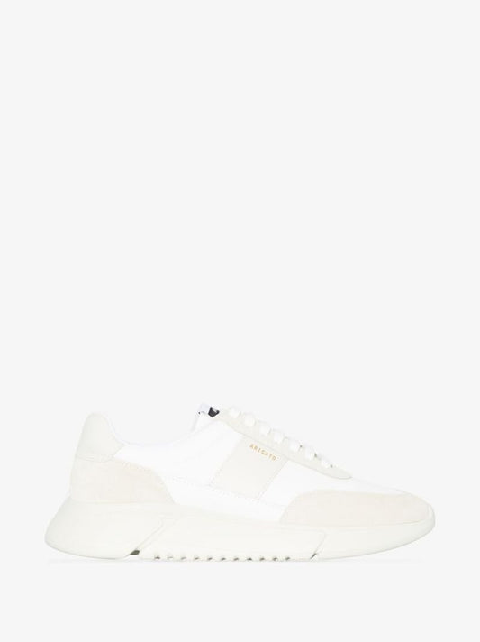White Genesis Vintage Runner Leather Sneakers