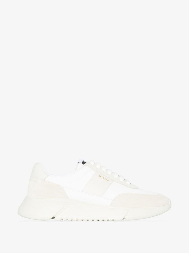 White Genesis Vintage Runner Leather Sneakers