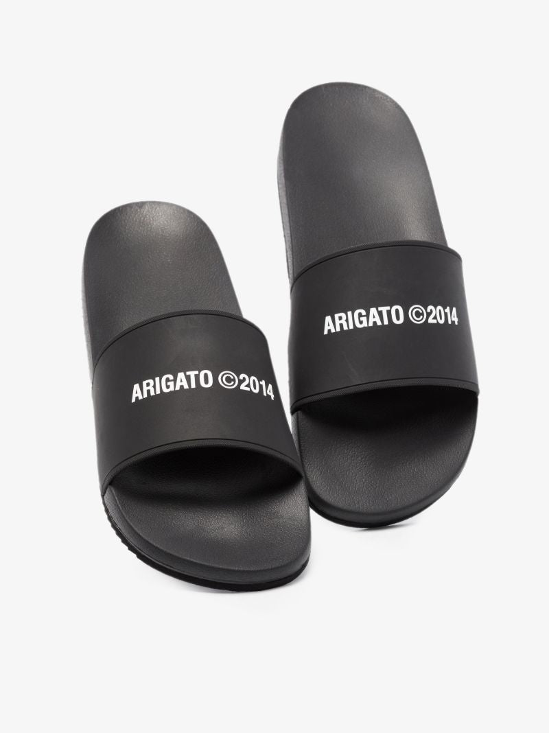 Black Logo Pool Slides