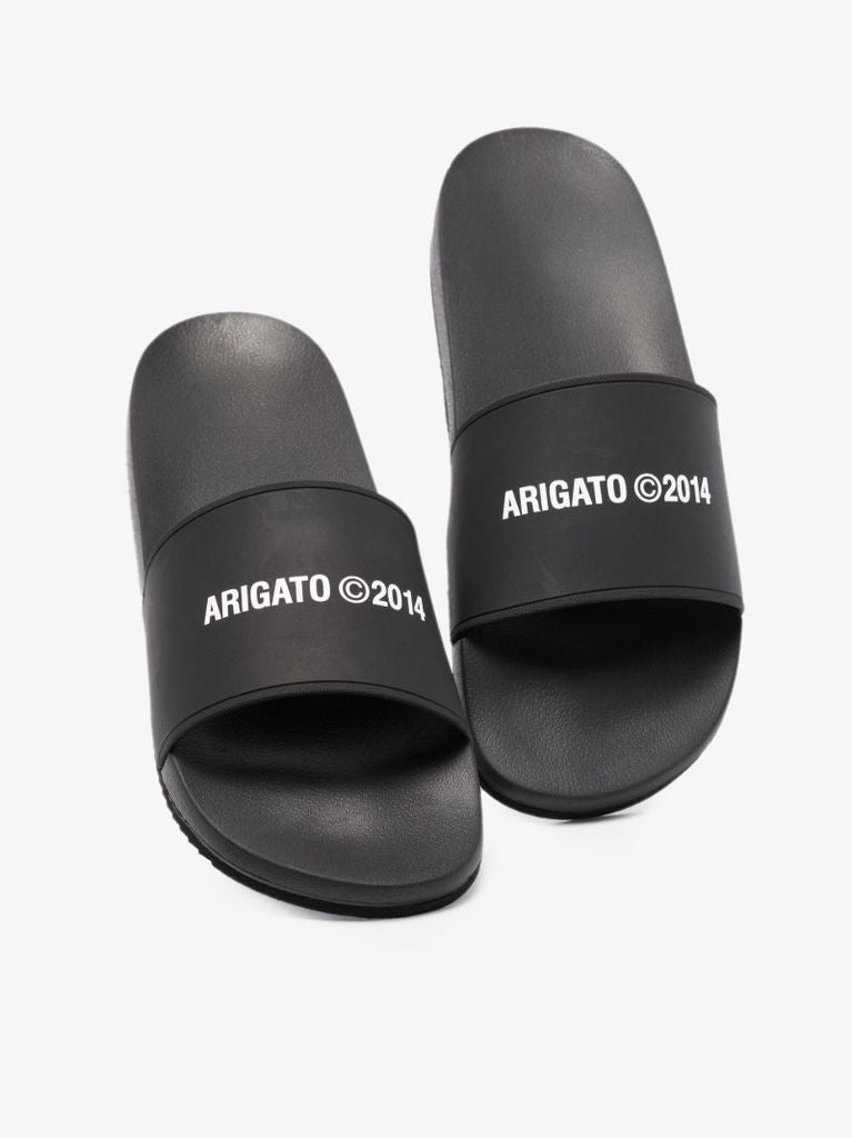 Black Logo Pool Slides