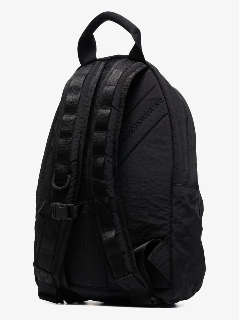 Black Logo Patch Backpack