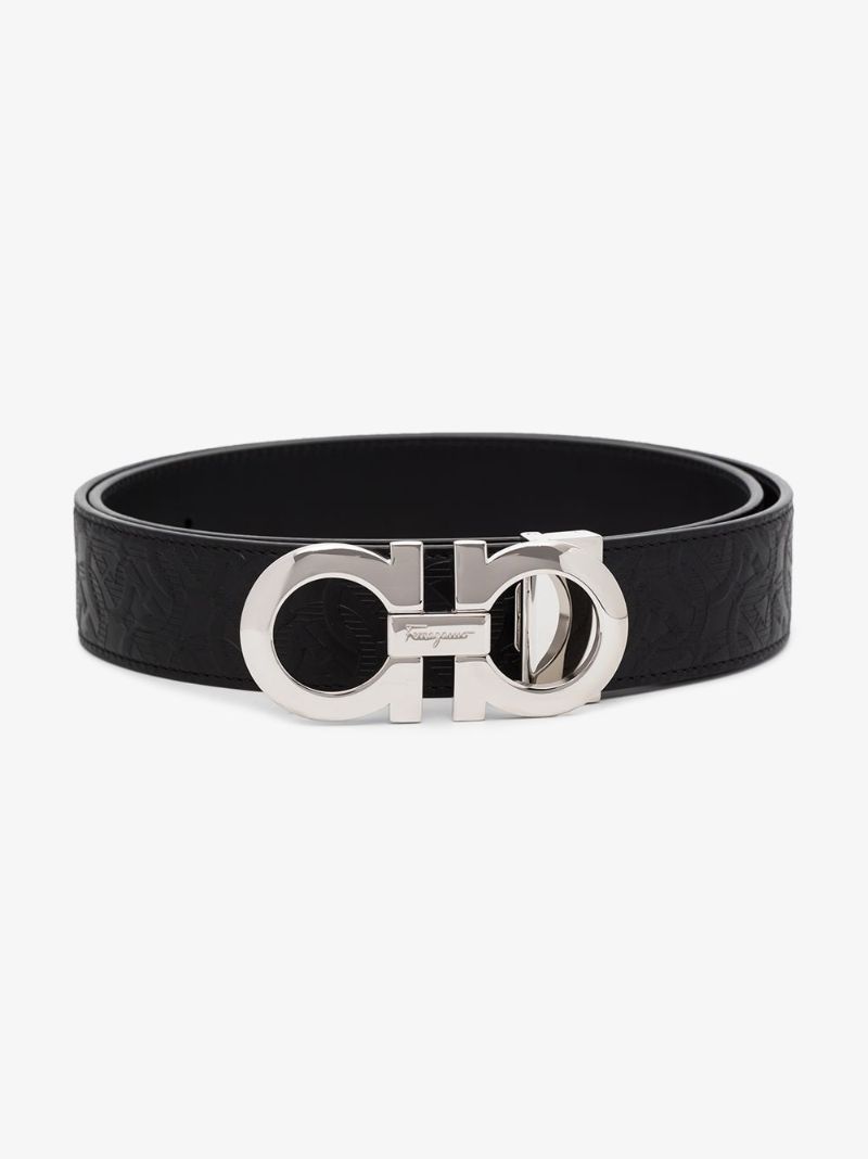 Gancini Reversible Embossed Belt