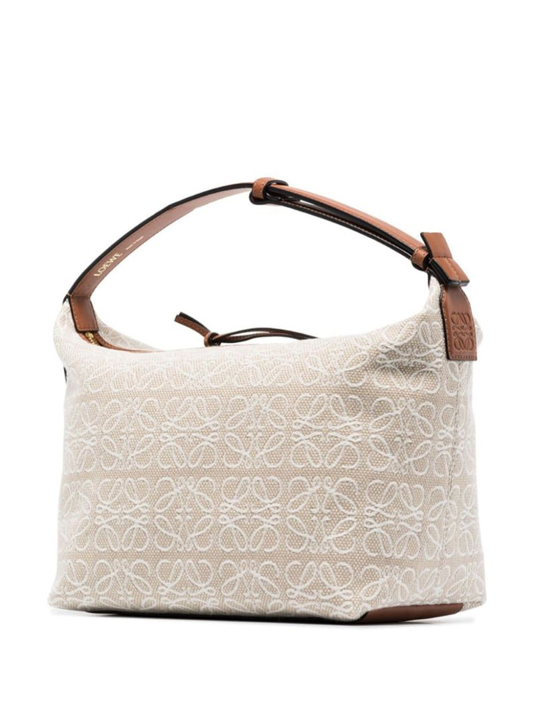 Neutral Cubi Medium Anagram Shoulder Bag
