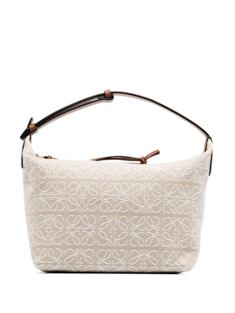 Neutral Cubi Medium Anagram Shoulder Bag