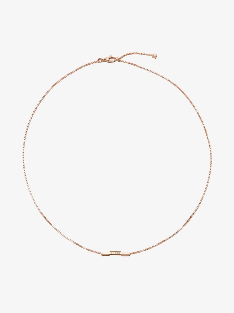 18k Rose Gold Link to Love Necklace