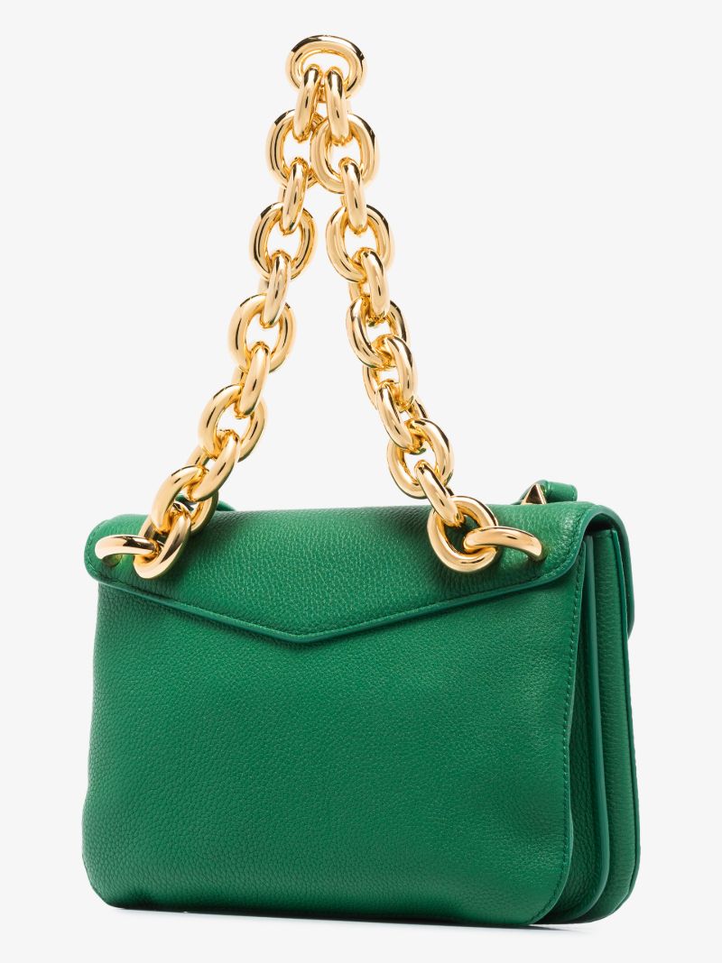 Green Mount Small Leather Shoulder Bag