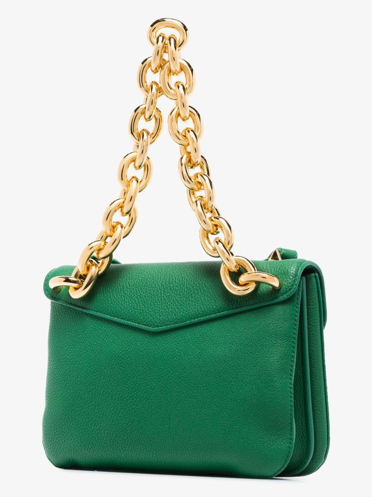 Green Mount Small Leather Shoulder Bag