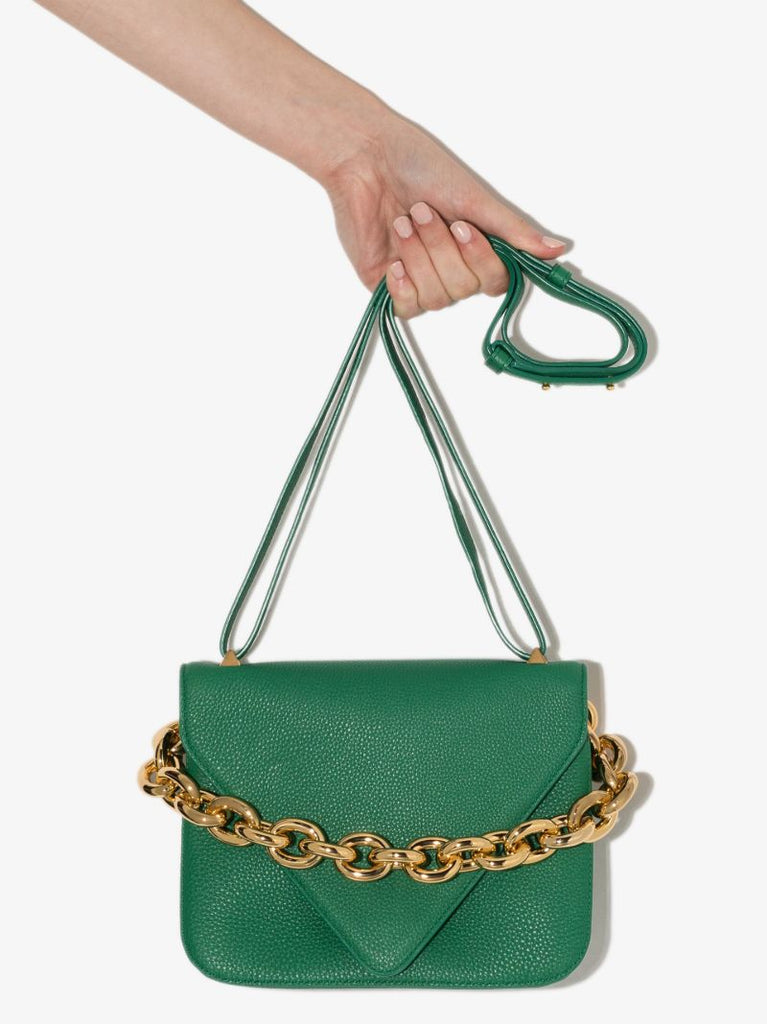 Green Mount Small Leather Shoulder Bag