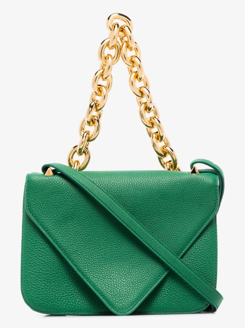 Green Mount Small Leather Shoulder Bag