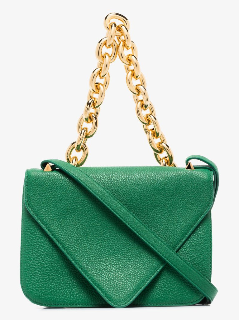 Green Mount Small Leather Shoulder Bag