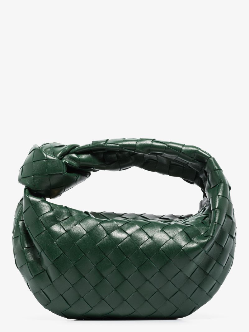 Green the Mini Jodie Leather Clutch Bag