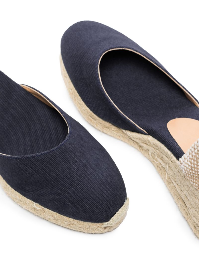 Blue Carina 60 Wedge Espadrilles